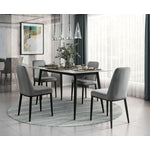 Emberly Dining Chair - Grey, Black