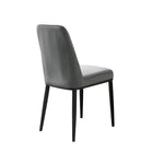 Emberly 5-Piece Sintered Stone Dining Set - Grey, Black
