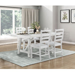 Vivid 5-Piece Dining Set - White