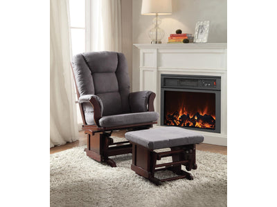 Susan Glider Chair and Ottoman