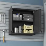 Maximus Floating Garage Cabinet - Charcoal Grey
