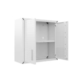 Maximus Floating Garage Cabinet - White