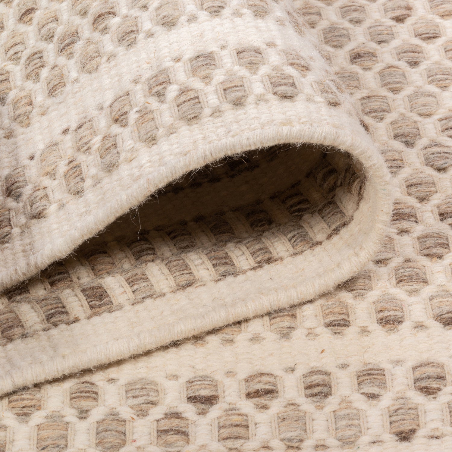 Alaska Reversible Modern Rug - 9' x 12' - Beige/Brown