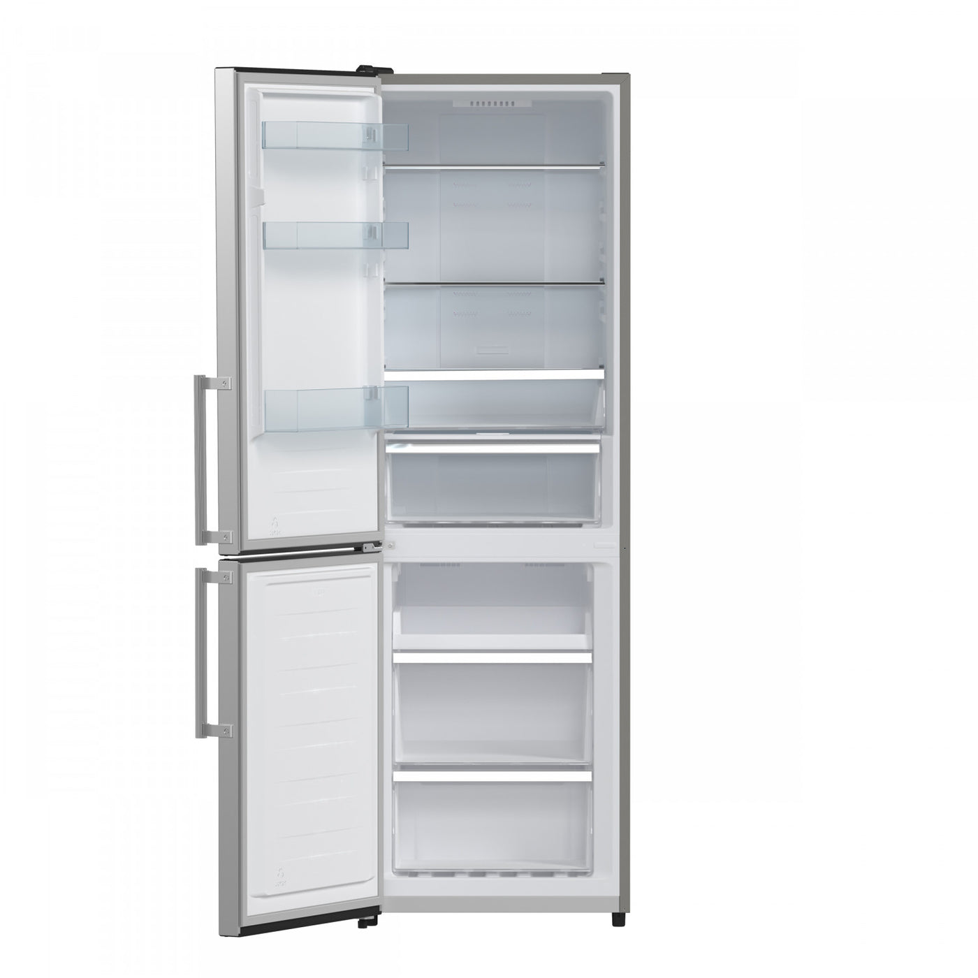 Forno Guardia 23.4" Stainless Steel Bottom Freezer Refrigerator With Left Swing Door (10.8 Cu. Ft.) - FFFFD1778-24LS