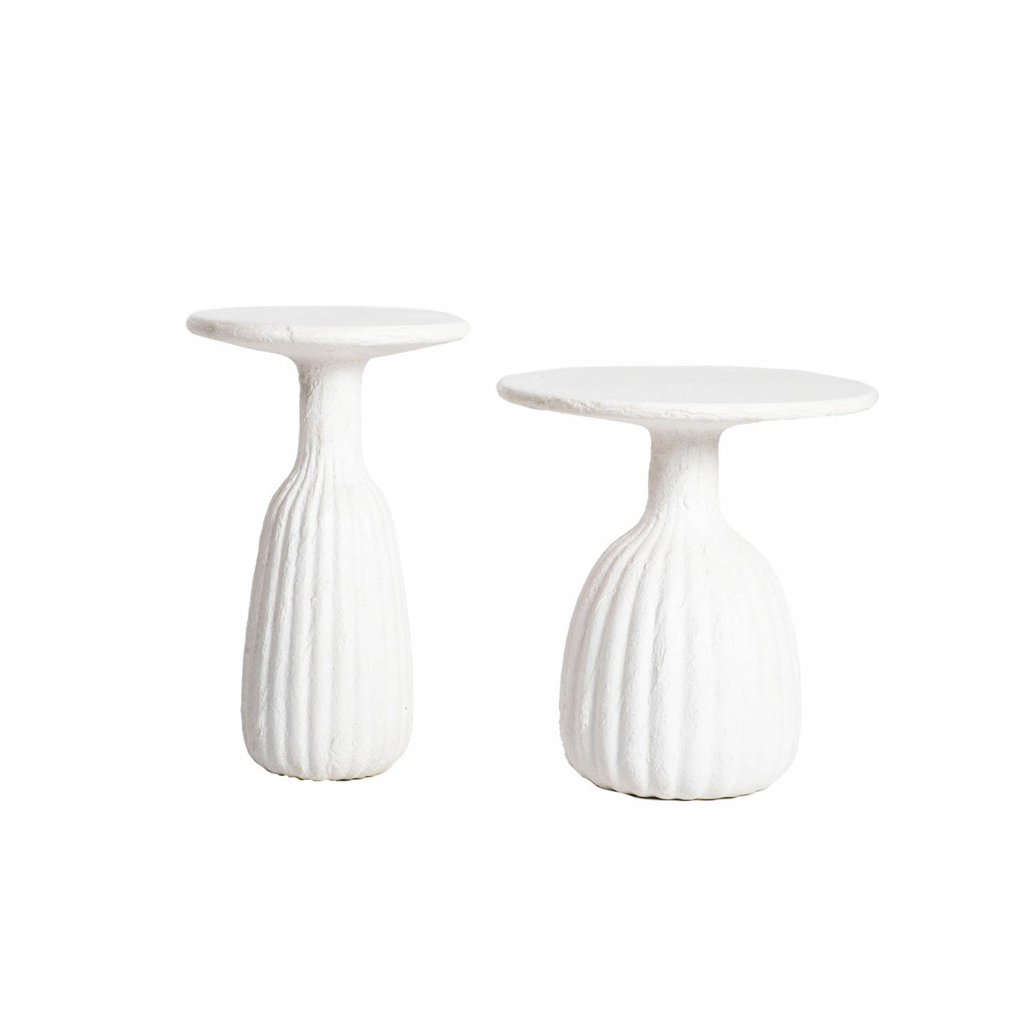 Iselyn Tall Side Table - White