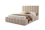 Lotus King Bed - Beige