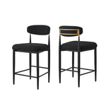 Kodi Counter Stool - Black - Set of Two
