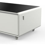 Forno Tavolo Smart Coffee Table With Dual Refrigerator Drawers - White - FCTFR7006-51WHT