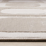 Logan Contemporary Modern Area Rug - 8' X 11' - Beige/Cream