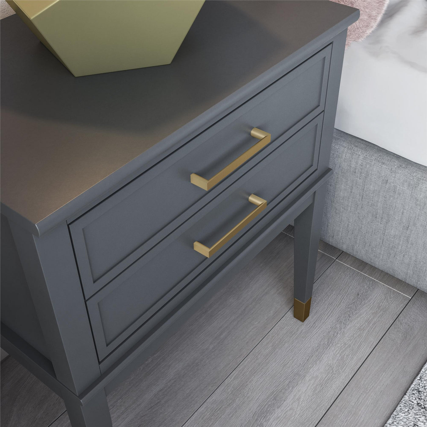 Westerleigh End Table - Graphite Grey