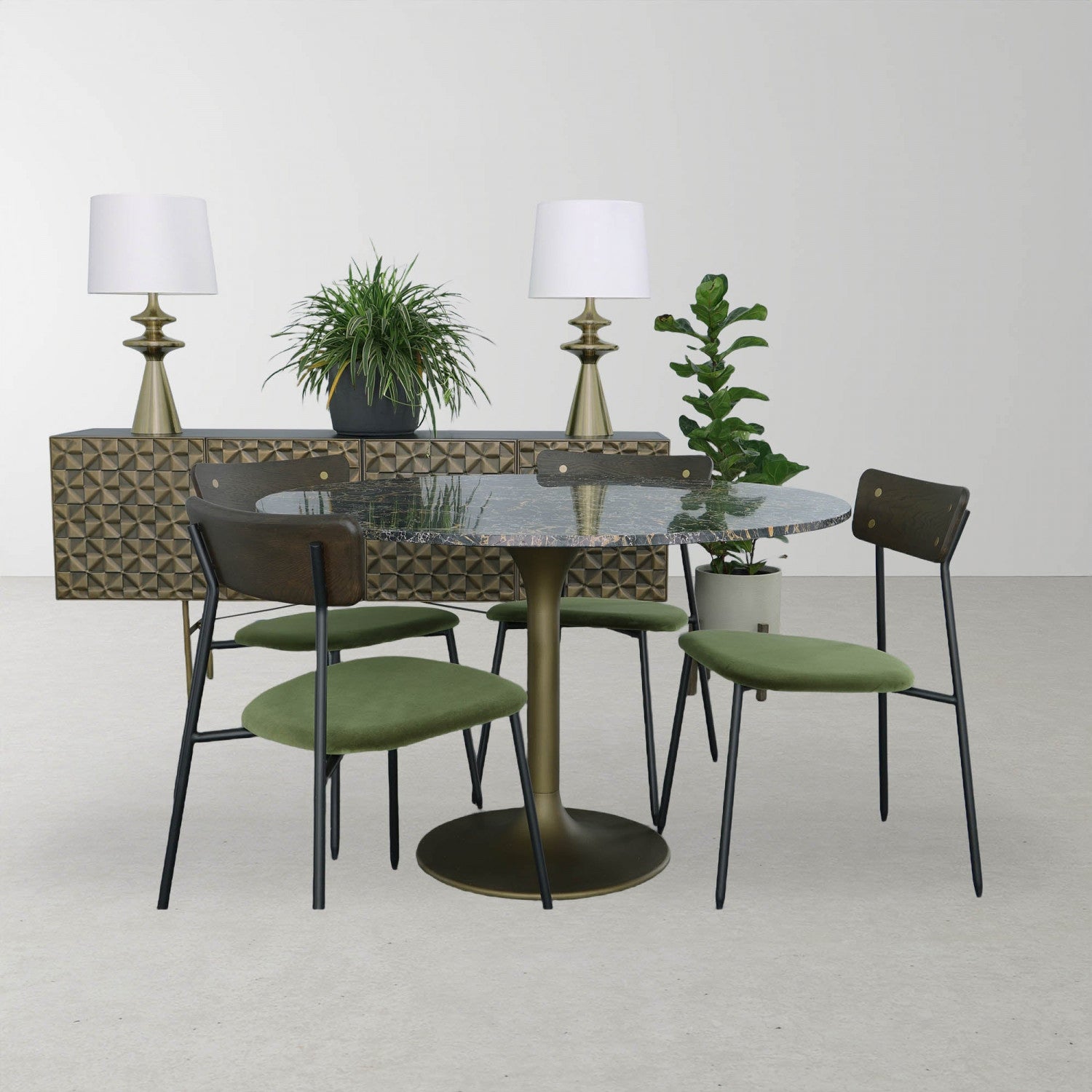 Viora Table Lamp - Gold