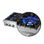 Forno Cossato Stainless Steel 36" Pro-style Gas Cooktop - FCTGS5737-36