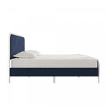 Novogratz Tallulah Upholstered King Platform Bed - Navy
