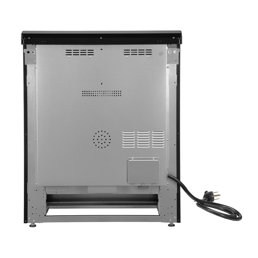 Forno Leonardo Black Slide-In Induction Range (5.0 Cu. Ft.) - FFSIN0982-30BLK