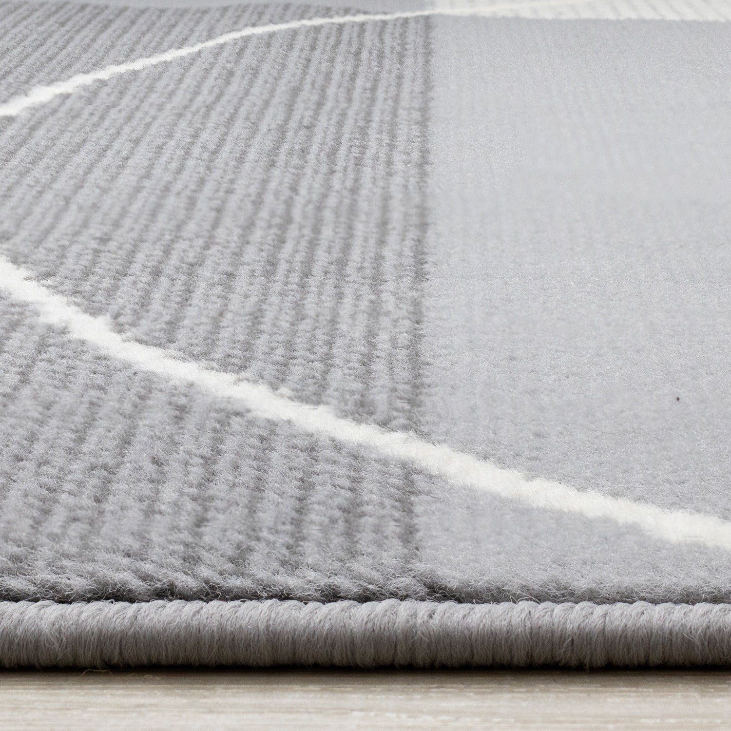 Functional Contemporary Area Rug - Grey - 7' X 10'