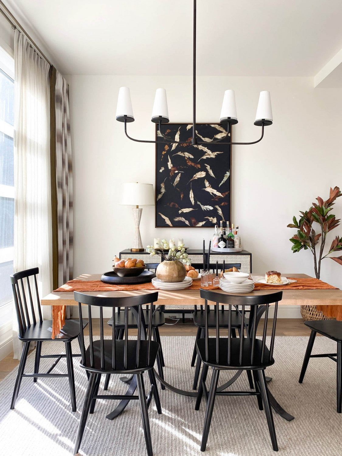 Dorsen Dining Chair - Black - Set of Two