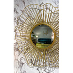 Vadra Flower Mirror - Gold