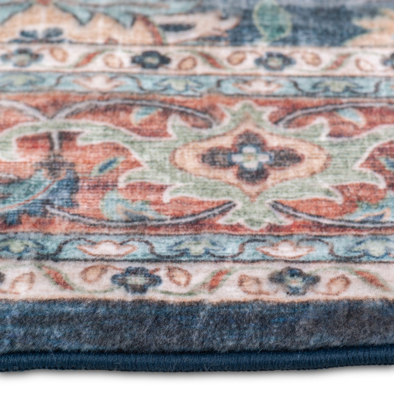 Touch Traditional Rug - 3' x 5' - Red/Blue