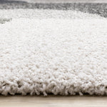 Misha Modern Geometric Area Rug - 5' X 8' - White/Grey