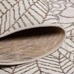 Marbella Floral Outdoor Rug - 8' x 10' - Brown