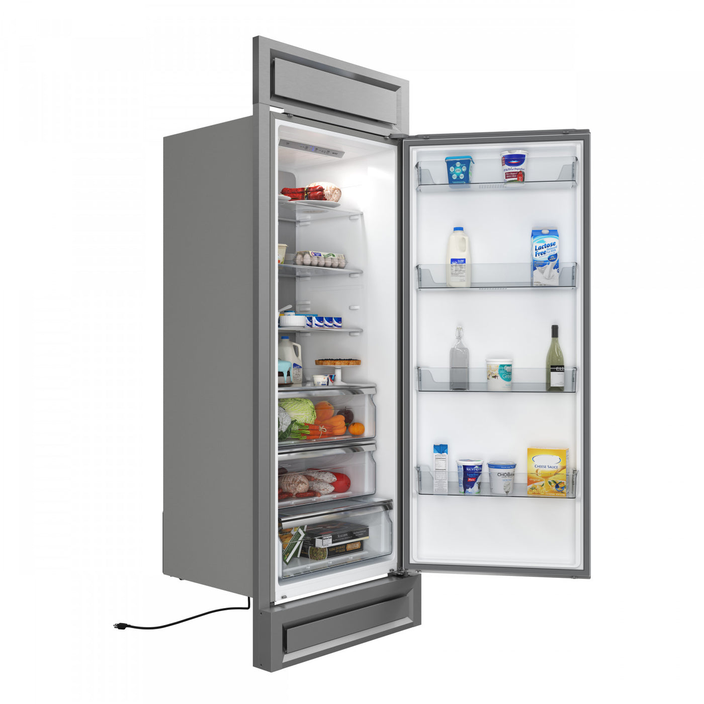 Forno Maderno 28" Stainless Steel Built-In Convertible Refrigerator/Freezer with Right Swing Door (13.6 Cu. Ft.) - FFFFD1722-32RS