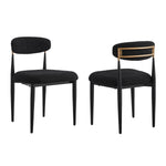 Kodi Dining Chair - Black - Set of Two