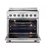 Forno Galiano 36" Stainless Steel Freestanding Electric Range With True Convection And Air Fry (5.36 Cu. Ft.) - FFSEL6083-36