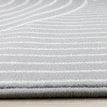 Functional Modern Arches Area Rug - 5' X 8' - Grey/White