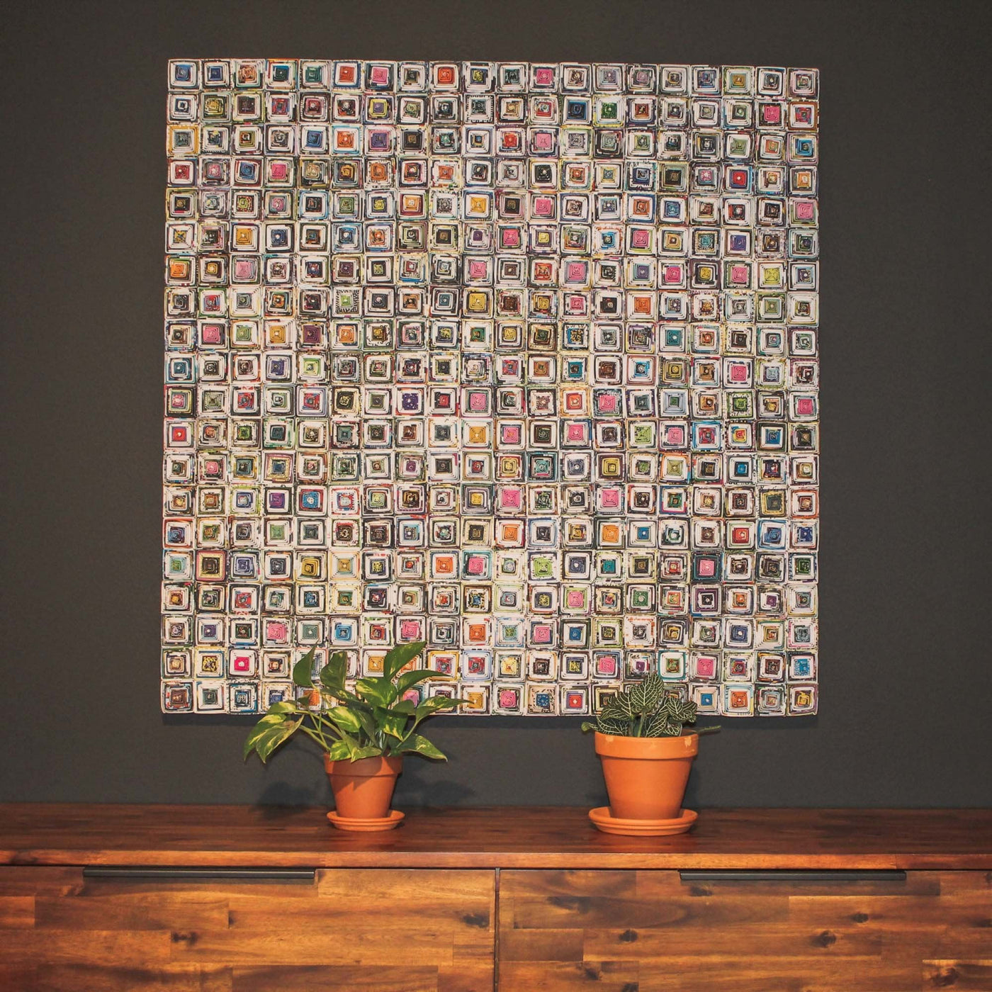 Bayan 40" Kaleidoscope Wall Art