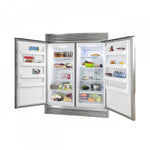 Forno Rizzuto 56" Stainless Steel 2-piece Convertible Refrigerator/Freezer (27.6 Cu. Ft.) - FFFFD1933-60S