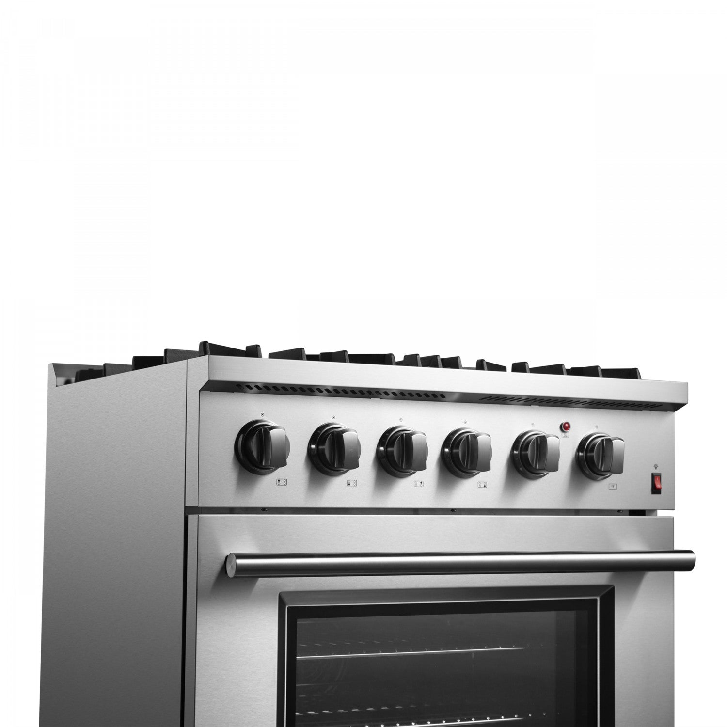 Forno Marco 30" Stainless Steel Dual Fuel Range with True Convection (4.32 Cu. Ft.) - FFSGS6197-30