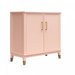 Westerleigh 2-Door Accent Cabinet - Pale Pink
