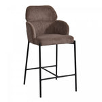Celon Counter Stool - Corduroy Brown - Set of Two