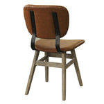 Lamarthe Dining Chair - Tan Brown - Set of Two