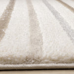 Sasha Soft Modern Lines Area Rug - Cream - 5' X 8'