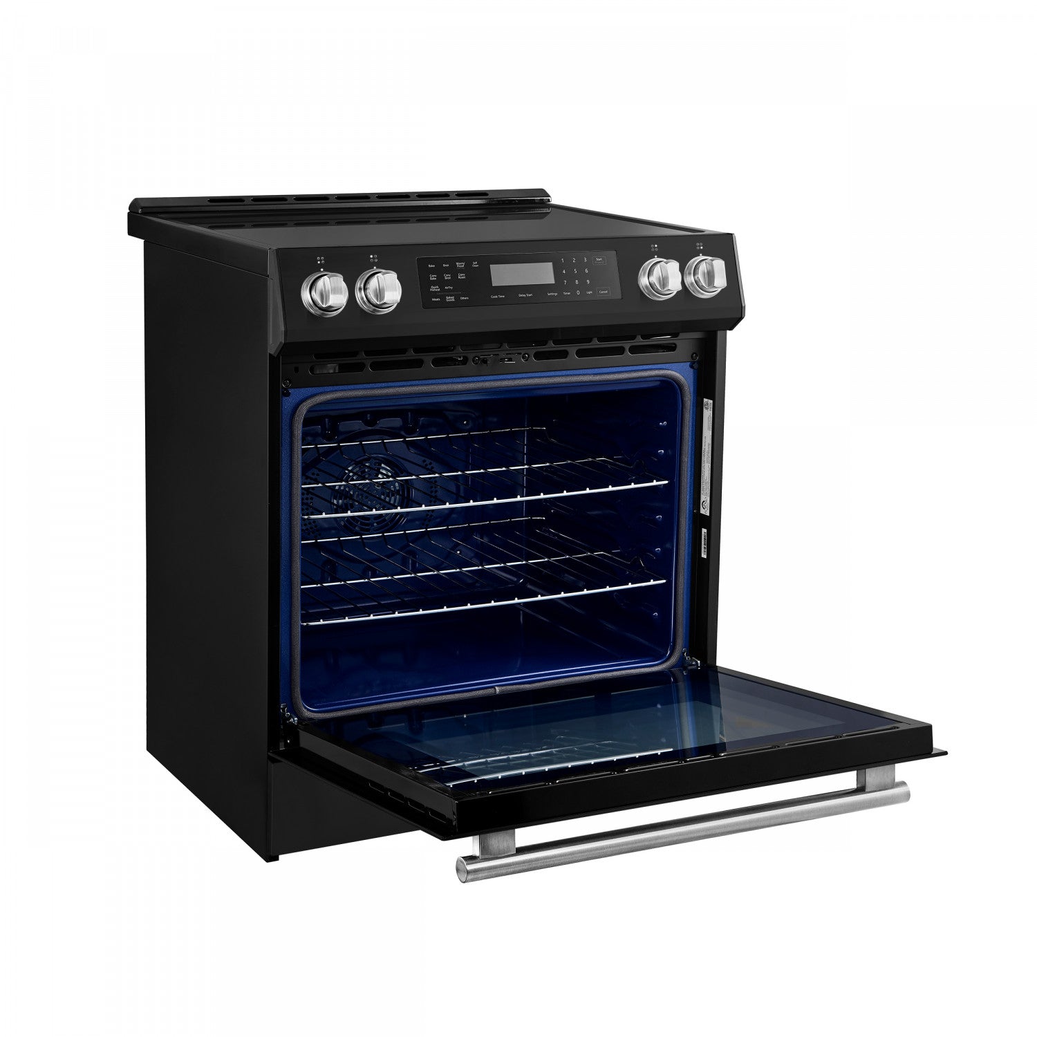 Forno Donatello Black Slide-in Induction Range with True Convection (5.0 Cu. Ft.) - FFSIN0905-30BLK