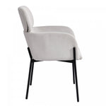 Celon Dining Chair - Corduroy White