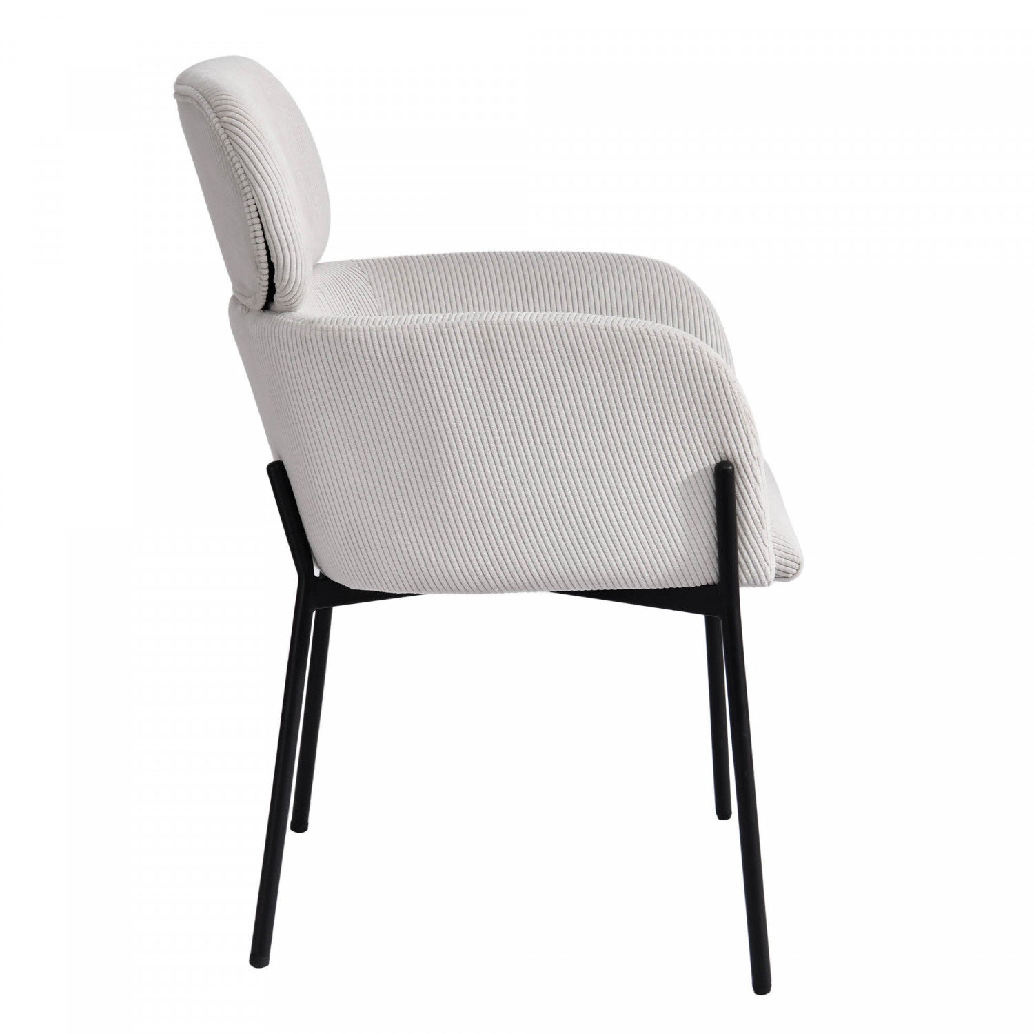 Celon Dining Chair - Corduroy White