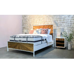 Lorne Night Table - White/Natural