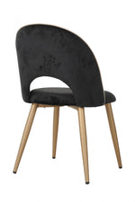 Dalva Dining Chair - Black - Set of Two