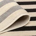 Urbane Lines Rug - 6' x 9' - Grey/Black