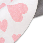 Dreamland Hearts Rug - 4ft Round - Pink