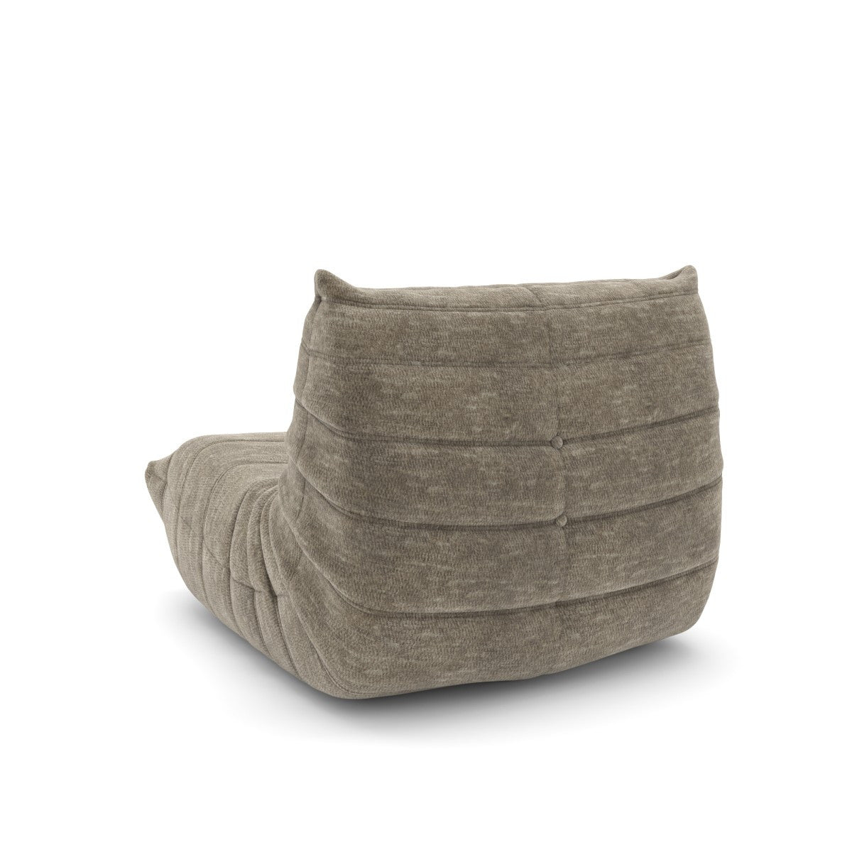 Dontae All-Foam Armless Chair - Taupe