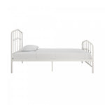 Novogratz Bushwick Metal Platform Twin Bed - Off White