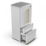 Forno Luigi 33" 18 Cu.Ft. White French Door Refrigerator - FFFFD1791-33WHT