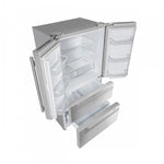 Forno Moena Stainless Steel Counter-Depth French Door Refrigerator (19.2 Cu. Ft.) - FFRBI1820-36SB