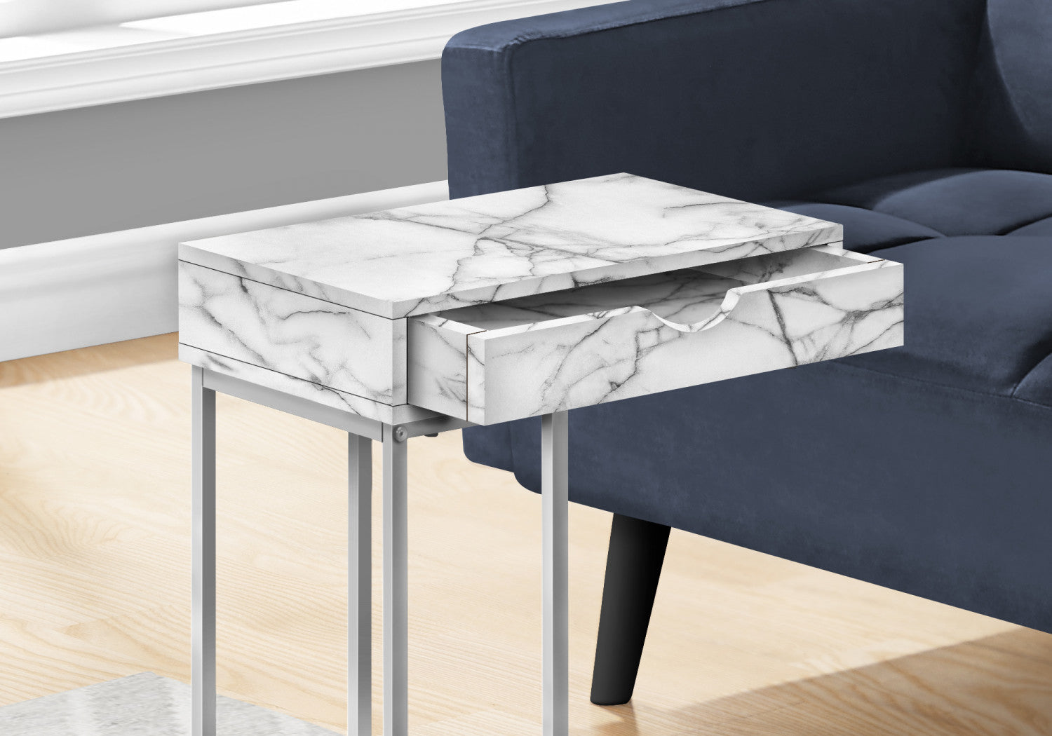 Sora Side Table - White Marble