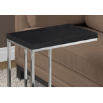 Zivo Side Table - Espresso/Chrome