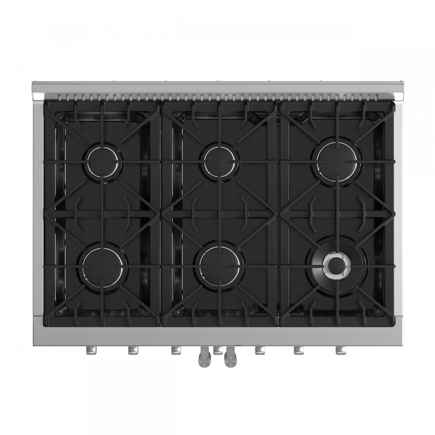 Forno Galiano 36" Stainless Steel French Door Freestanding Gas Range (5.36 Cu. Ft.) - FFSGS6444-36