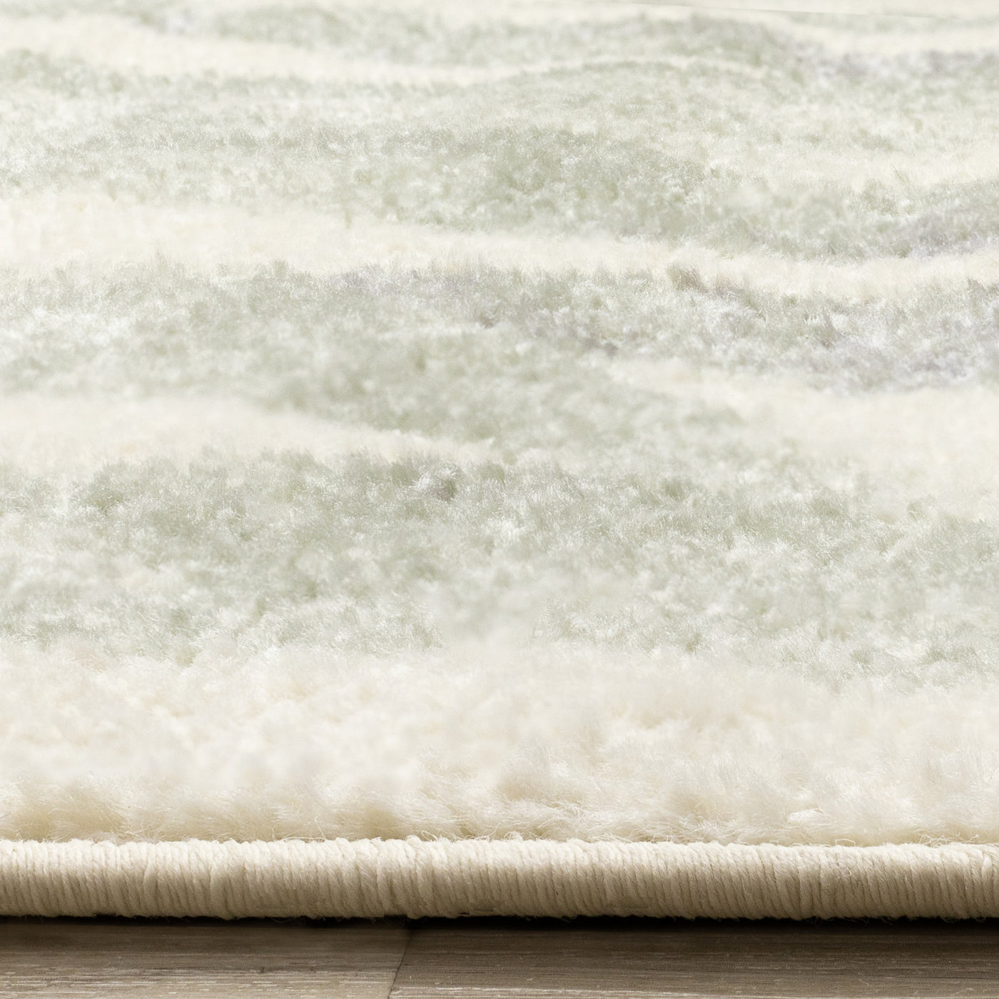 Elise Contemporary Botanical Area Rug - Cream Green - 8' X 11'